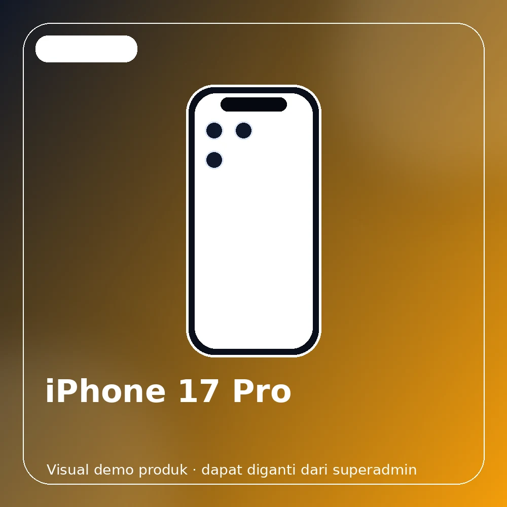 Apple iPhone 17 Pro tampak utama