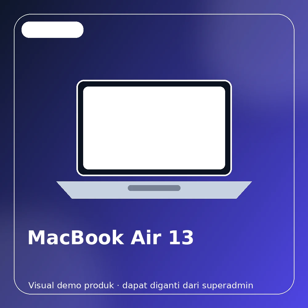 Apple MacBook Air 13 M5 tampak utama