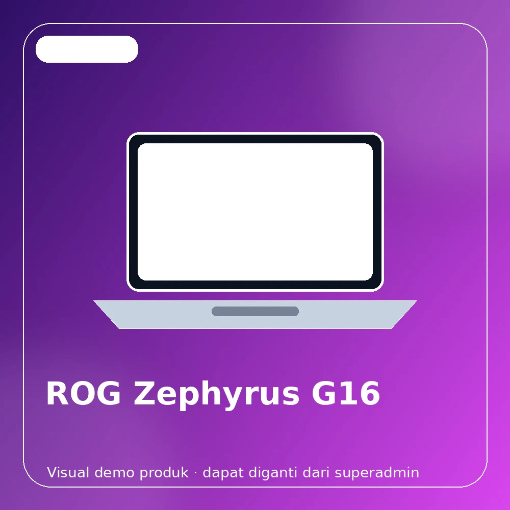 ASUS ROG Zephyrus G16 tampak utama