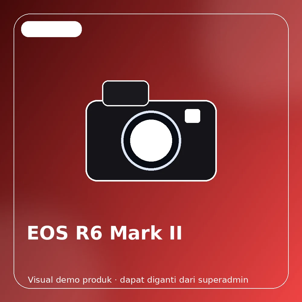 Canon EOS R6 Mark II tampak utama